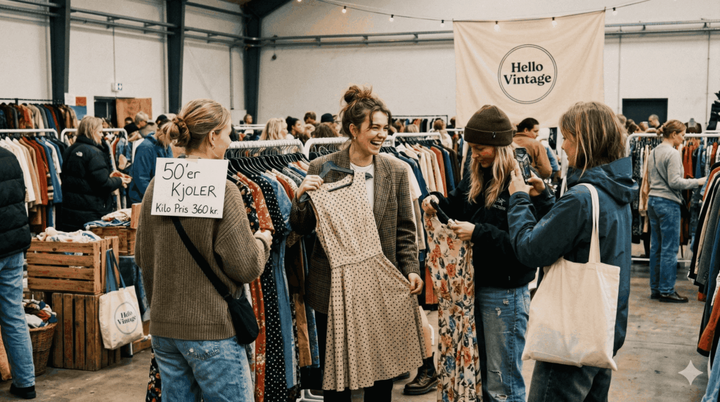 50'er kjoler i butikken