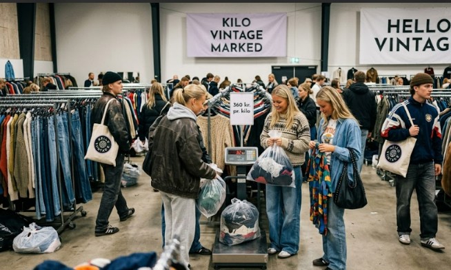 billigt vintage tøj marked