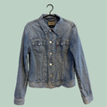 2006 Vintage Levi’s Denim Trucker Jakke (Str. M) – Klassisk Blue Wash (2006)- Tilstand- Vintage Rå Diamant