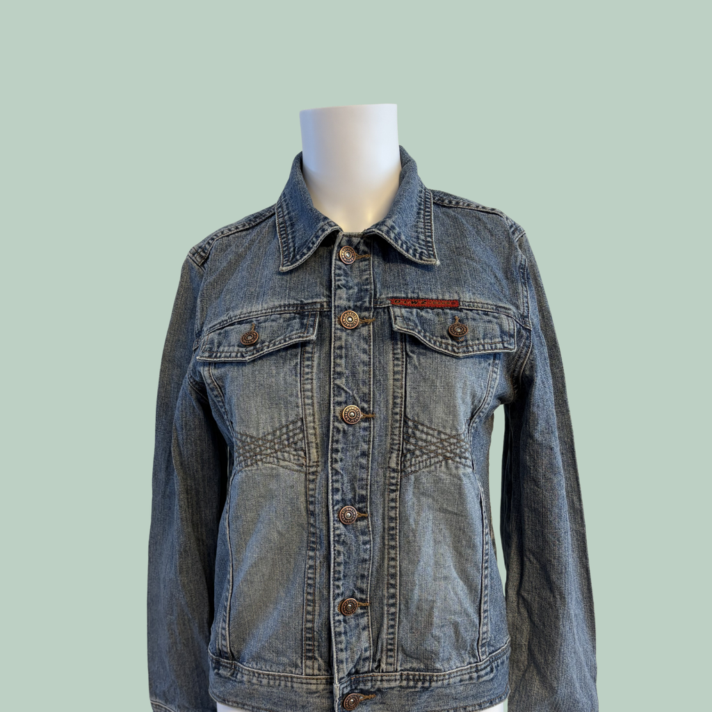 2000'erne, Y2K, Vintage DA.LI.W Jeans Acid Wash Denim Jacket