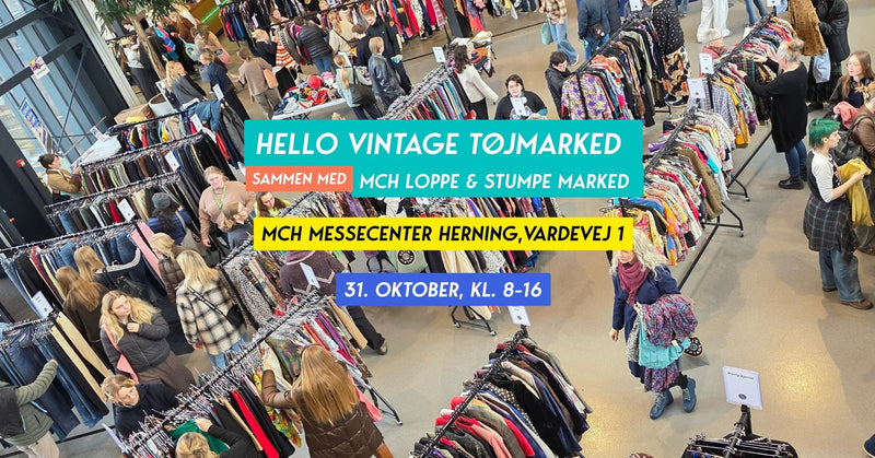 HERNING VINTAGE TØJMARKED sammen med Loppe og Stumpe Marked