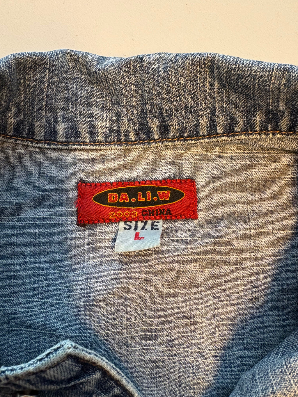 2000'erne, Y2K, Vintage DA.LI.W Jeans Acid Wash Denim Jacket