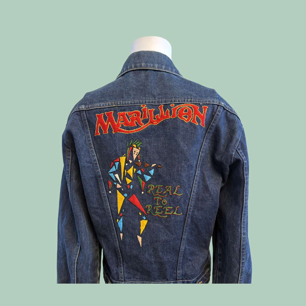 Denim jacket from Wrangler with Merillion design on the back